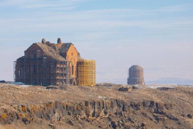 Tarihi Ani Harabeleri ve Kış Manzaraları, Kars, Türkiye