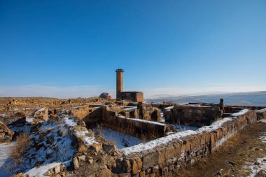 Tarihi Ani Harabeleri ve Kış Manzaraları, Kars, Türkiye