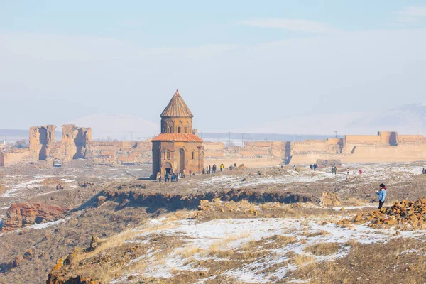 Ani Ruins Ani Ruined City Site Situated Turkish Province Kars — Stock Photo, Image
