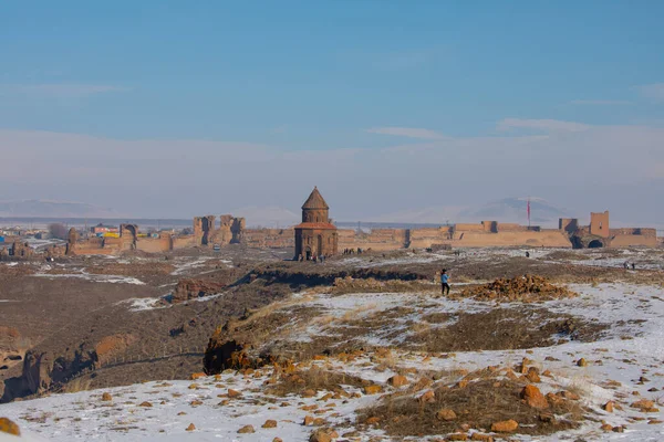 Ruinas Ani Ani Una Ciudad Ruinas Situada Provincia Turca Kars — Foto de Stock