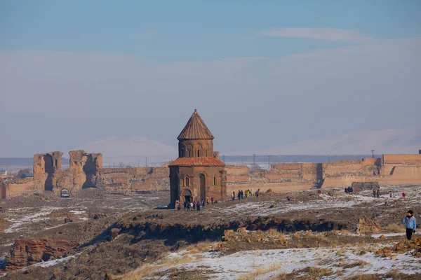 Ruinas Ani Ani Una Ciudad Ruinas Situada Provincia Turca Kars — Foto de Stock