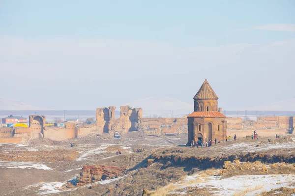 Ruinas Ani Ani Una Ciudad Ruinas Situada Provincia Turca Kars — Foto de Stock