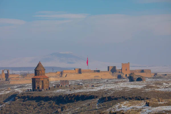 Ruinas Ani Ani Una Ciudad Ruinas Situada Provincia Turca Kars — Foto de Stock