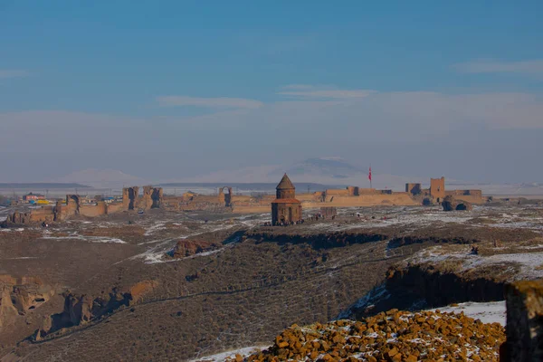 Ani Ruins Ani Ruined City Site Situated Turkish Province Kars — Stock Photo, Image