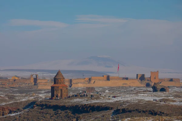 Ani Ruins Ani Ruined City Site Situated Turkish Province Kars — Stock Photo, Image