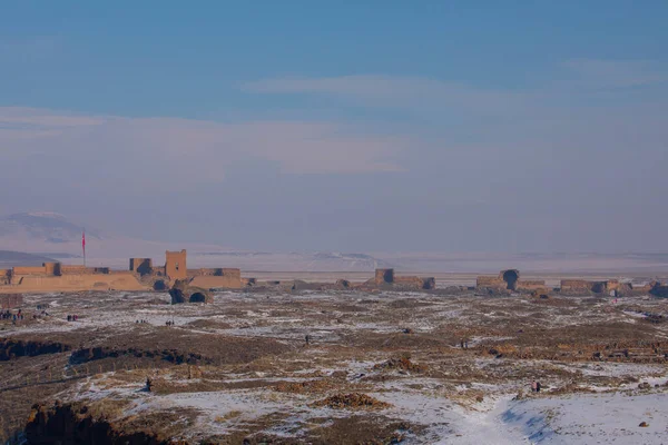 Ani Ruins Ani Ruined City Site Situated Turkish Province Kars — Stock Photo, Image