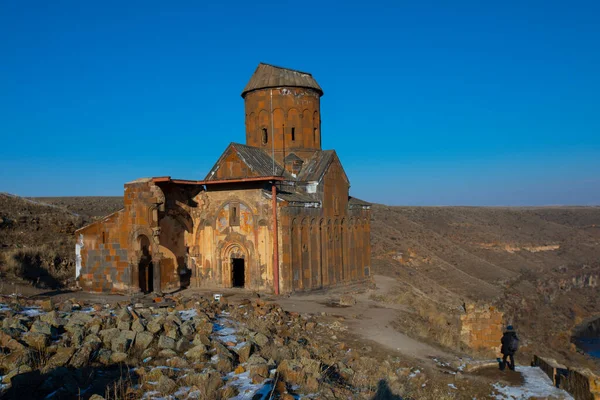 Mesquita Carhedral Fethiye Ani Ani Uma Cidade Armênia Medieval Arruinada — Fotografia de Stock