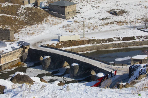 Kars Şatosu Şehir Merkezi Kars Türkiye — Stok fotoğraf