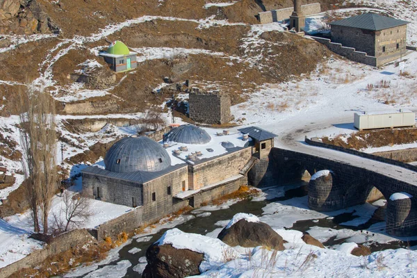 Kars Şatosu Şehir Merkezi Kars Türkiye — Stok fotoğraf