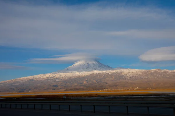 Ishak Pascha Palast Und Mount Pain View Doubeyazt Türkei — Stockfoto