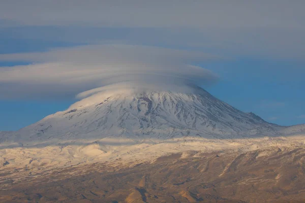 Ishak Paşa Sarayı Mount Pain View Doubeyazt Türkiye — Stok fotoğraf