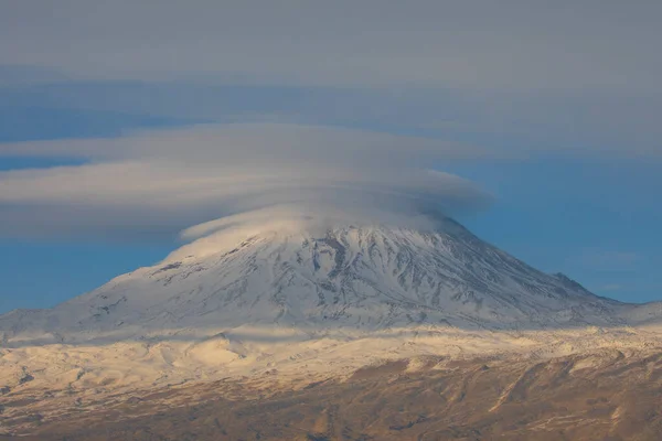 Ishak Paşa Sarayı Mount Pain View Doubeyazt Türkiye — Stok fotoğraf