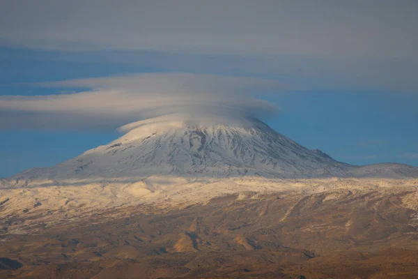 Ishak Paşa Sarayı Mount Pain View Doubeyazt Türkiye — Stok fotoğraf