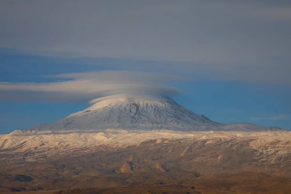 Ishak Paşa Sarayı Mount Pain View Doubeyazt Türkiye — Stok fotoğraf