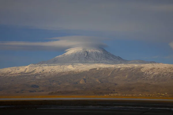 Ishak Pascha Palast Und Mount Pain View Doubeyazt Türkei — Stockfoto