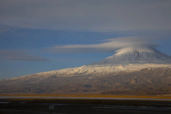 Ishak Paşa Sarayı Mount Pain View Doubeyazt Türkiye — Stok fotoğraf