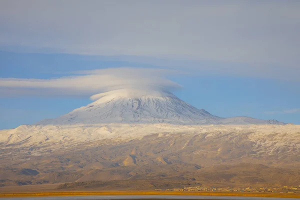 Ishak Pascha Palast Und Mount Pain View Dogubeyazt Türkei — Stockfoto