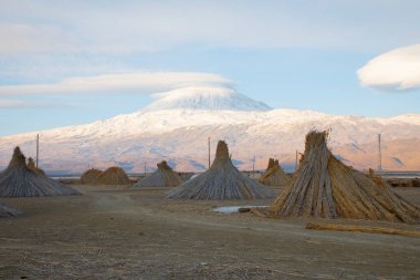 Ishak Paşa Sarayı ve Mount Pain View / Dogubeyazt - Türkiye.