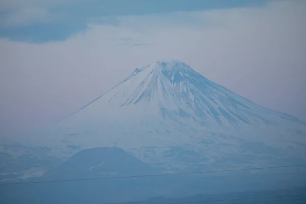 Ararat Montanha Pequena Grande Ararat Montanha — Fotografia de Stock