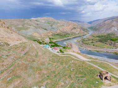 Elaz, Palu bölgesi, hava manzaralı.