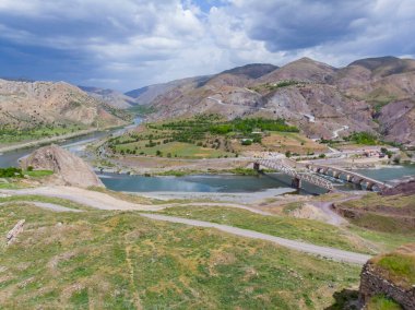 Elaz, Palu bölgesi, hava manzaralı.