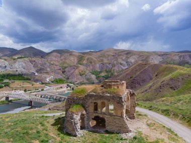 Elaz, Palu bölgesi, hava manzaralı.
