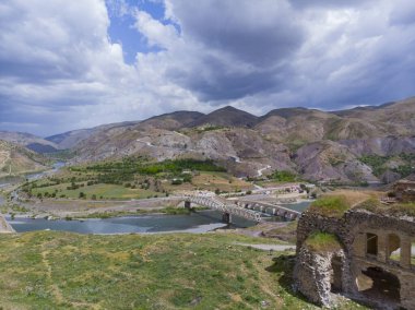 Elaz, Palu bölgesi, hava manzaralı.