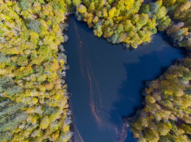 Bolu Yedigller Milli Parkı 'nın hava görüntüsü.
