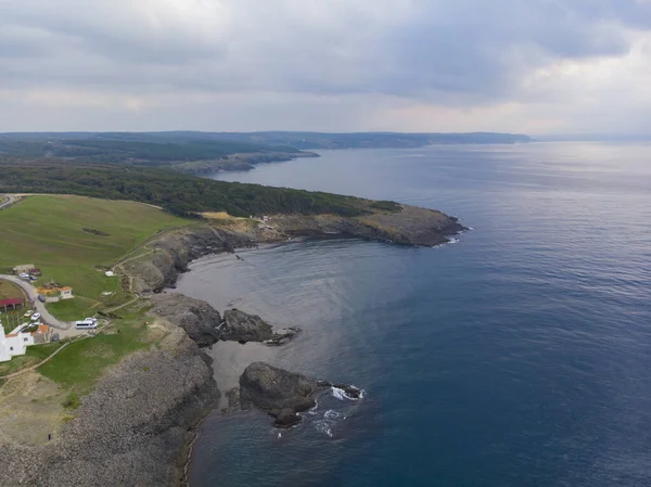 Sinop 'tan Nceburun deniz fenerinin hava görüntüsü