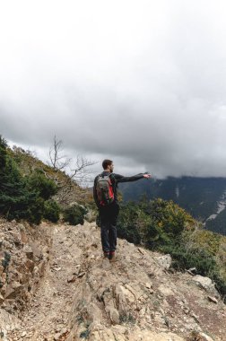 Dağ tırmanışı erkekte