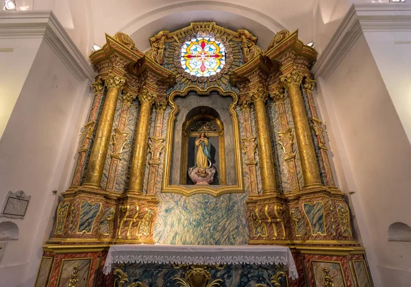 Luksusowy Sanktuarium Wewnątrz Kościoła — Zdjęcie stockowe