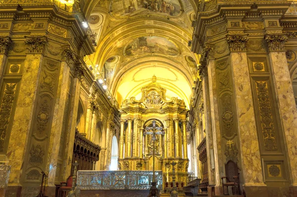 Santuário Luxo Dentro Igreja — Fotografia de Stock