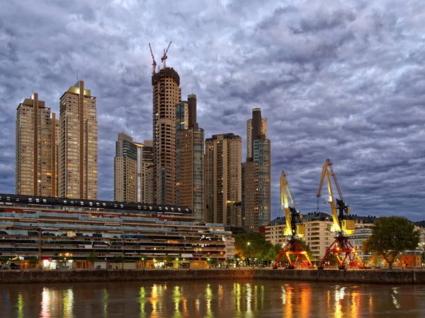 Buenos Aires Skyline Night — Stock Photo, Image