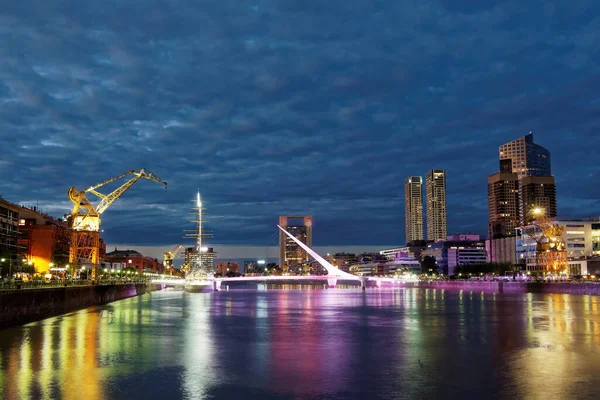 Buenos Aires Skyline Nuit — Photo