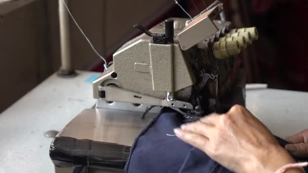 Macro Máquina Costura — Vídeo de Stock