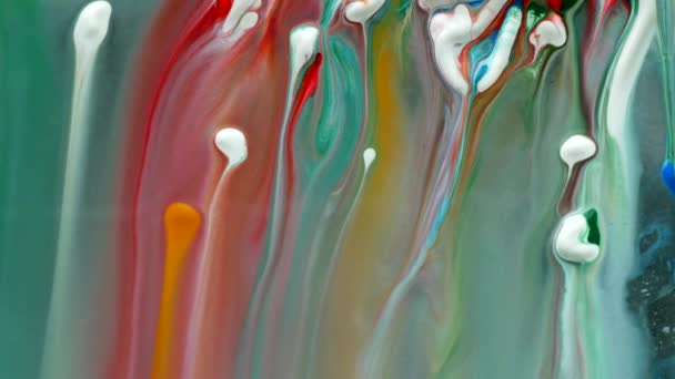 Колір Масла Рухається Абстрактним Фоном — стокове відео
