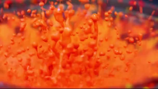 Wasserfarbexplosion Zeitlupe — Stockvideo