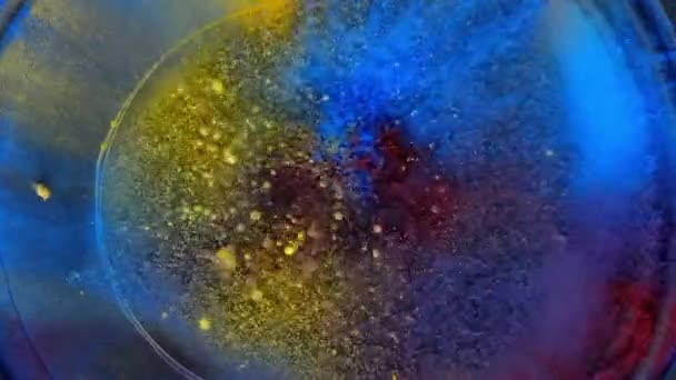 Explosión Color Polvo Cámara Lenta — Vídeo de stock