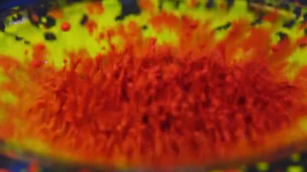 Water Color Explosion Slow Motion — Stock Video