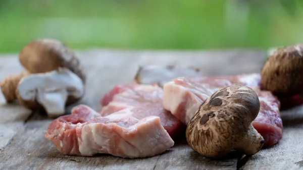 Porc Légumes Alimentation Saine Fond — Photo