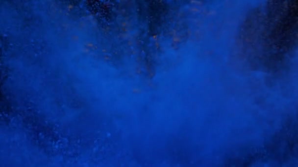 Pudra Rengi Patlama Ağır Çekim — Stok video