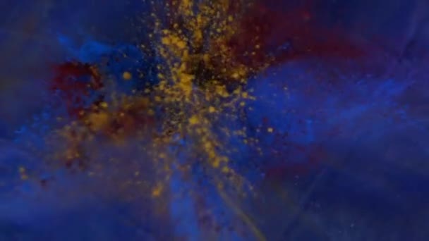 Powder Color Explosion Slow Motion — Stock Video