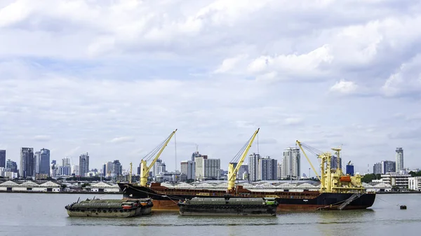 Hafenlandschaft Bei Bangkok Thailand — Stockfoto