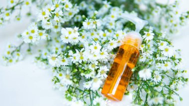 Çiçek parfüm şişesi