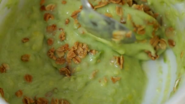 Kok Koken Avocado Fruit Keuken — Stockvideo