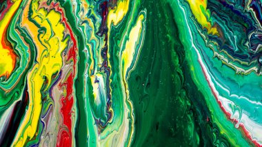 Akrilik renk resminin güzel soyut arkaplanı