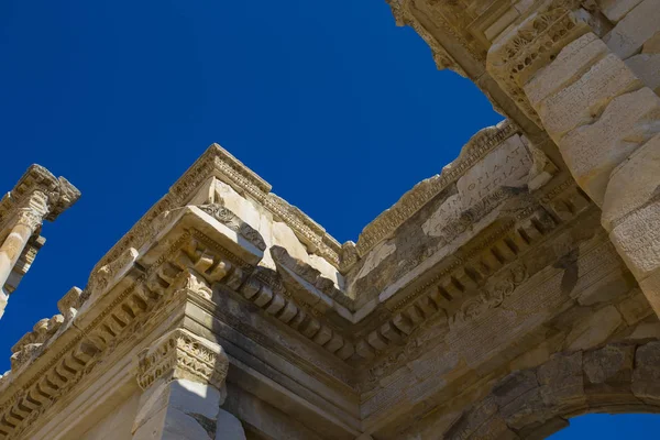 Blick Auf Die Antiken Tore Der Antiken Stadt Ephesus — Stockfoto