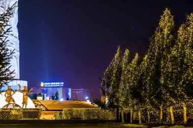 Çin yeni yılı - Changchun heykel parkı, Çin
