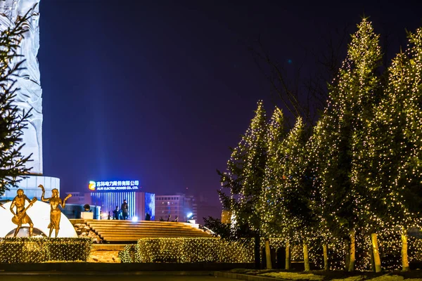Çin yeni yılı - Changchun heykel parkı, Çin