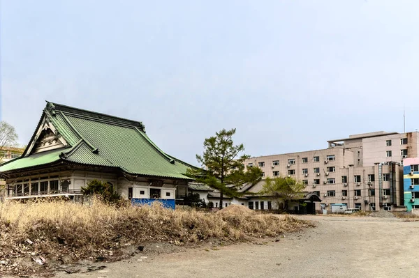 满洲国平石红安寺楼 — 图库照片